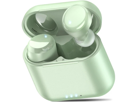 Green Wireless Earbuds — Wireless Earbuds, Generic Logic, Inc.
