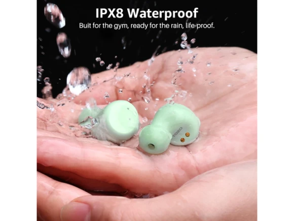 Green Wireless Earbuds — Wireless Earbuds, Generic Logic, Inc.