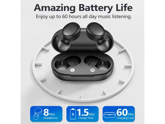 Mini Wireless Earbuds with Charging Case — Wireless Earbuds, Generic Logic, Inc.
