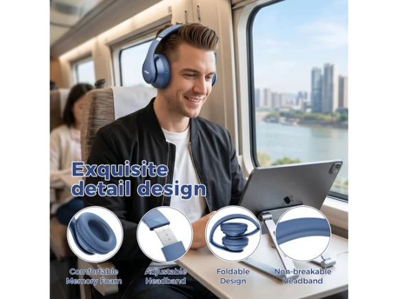 Over-Ear Bluetooth Headphones — Wireless Earbuds, Generic Logic, Inc.