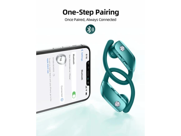 Green Wireless Earbuds — Wireless Earbuds, Generic Logic, Inc.