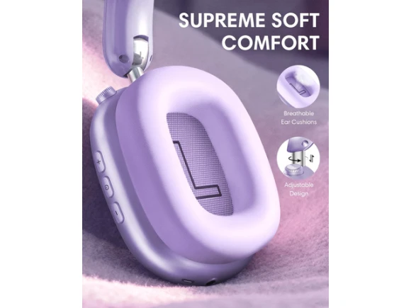 Purple Wireless Headphones — Wireless Earbuds, Generic Logic, Inc.