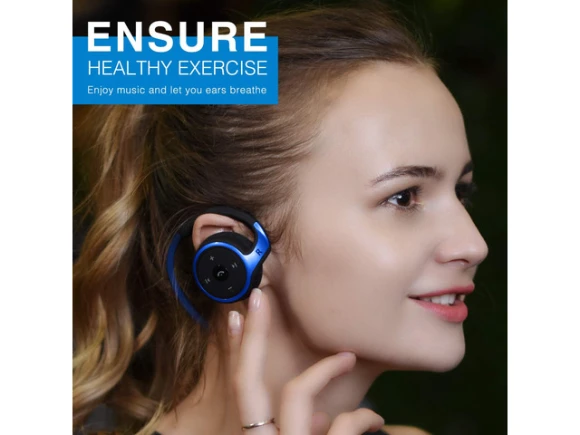 Small Bluetooth Headphones, Blue — Wireless Earbuds, Generic Logic, Inc.