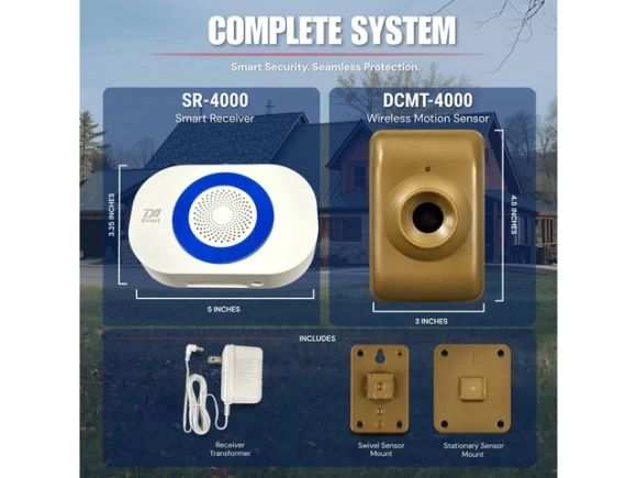 Smart Motion Sensor Driveway Alarm — Motion Sensor, Generic Logic, Inc.