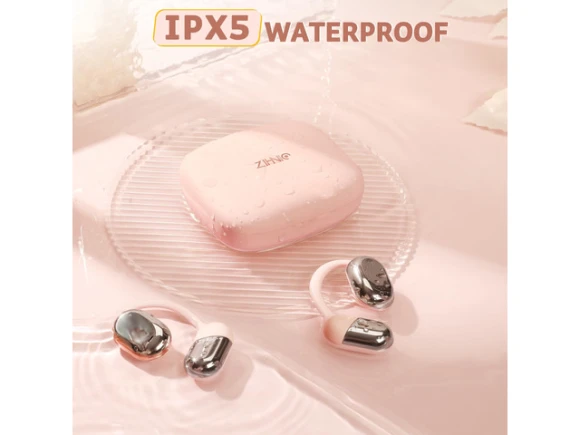 Pink Open-Ear Headphones — Wireless Earbuds, Generic Logic, Inc.