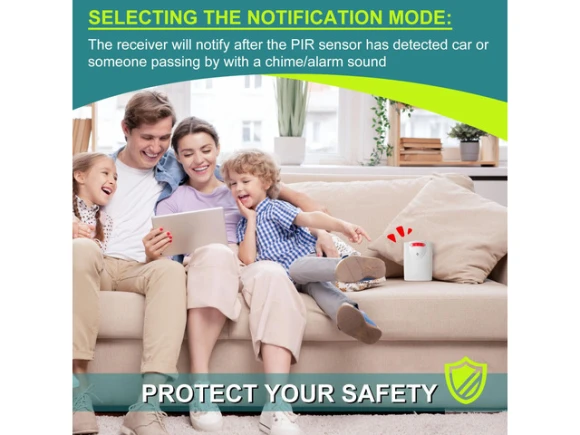 Wireless Driveway Alarm System with Motion Sensor and Receiver — Motion Sensor, Generic Logic, Inc.