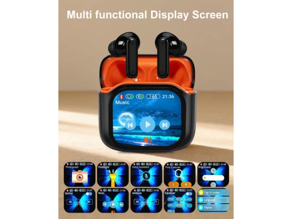 Wireless Earbuds, Orange — Wireless Earbuds, Generic Logic, Inc.