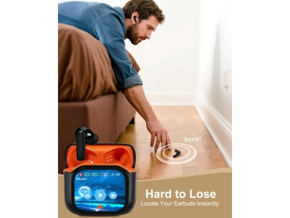 Wireless Earbuds, Orange — Wireless Earbuds, Generic Logic, Inc.