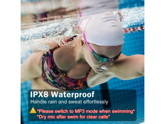 Bone-Conduction Swimming Headphones — Wireless Earbuds, Generic Logic, Inc.