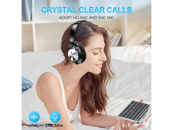Over-ear wireless Bluetooth headphones — Wireless Earbuds, Generic Logic, Inc.