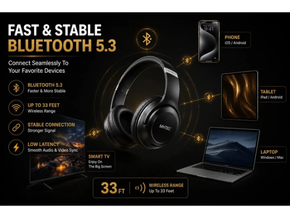 2-in-1 Bluetooth Headphones and Wireless Speaker — Wireless Earbuds, Generic Logic, Inc.