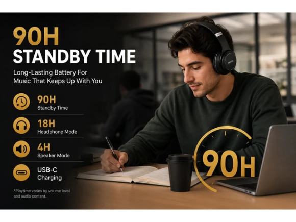 2-in-1 Bluetooth Headphones and Wireless Speaker — Wireless Earbuds, Generic Logic, Inc.