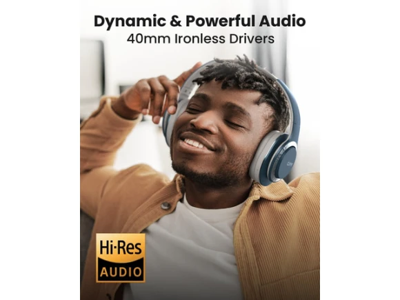 Bluetooth Headphones, Navy — Wireless Earbuds, Generic Logic, Inc.