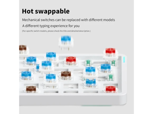 60% Portable Wireless Mechanical Keyboard — Bluetooth Keyboard, NuPhy