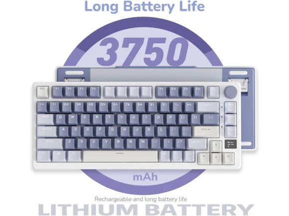 75% Mechanical Keyboard — Bluetooth Keyboard, RK ROYAL KLUDGE