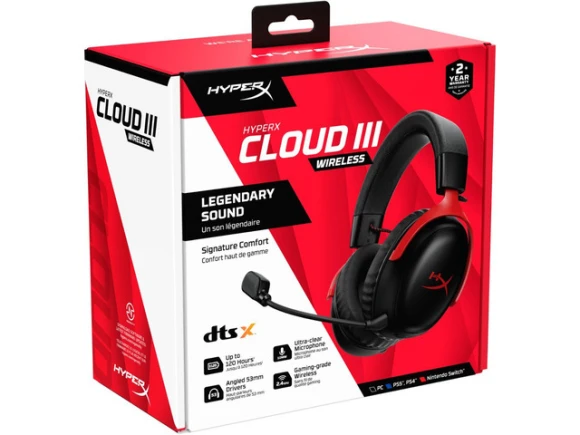 Cloud III Wireless Gaming Headset — Wireless Earbuds, HyperX