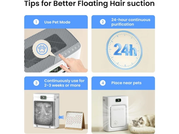 Grey Air Purifier — Air Purifier, ANCREU