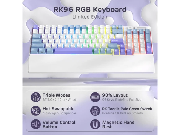 Limited Edition Mechanical Keyboard — Bluetooth Keyboard, RK ROYAL KLUDGE