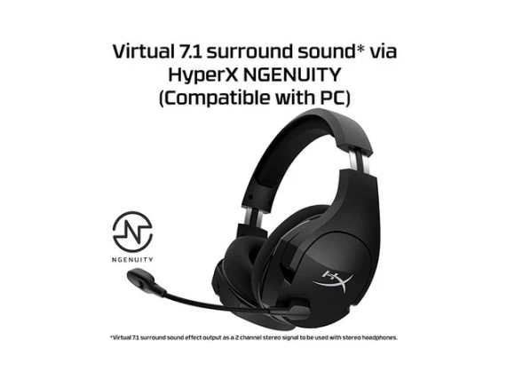 Wireless Gaming Headset, Black — Wireless Earbuds, HyperX
