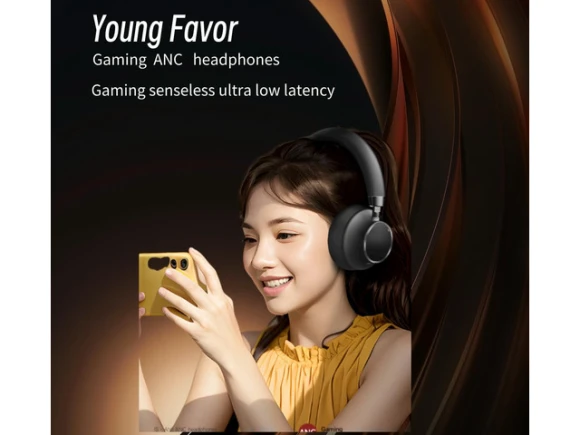 Active Noise-Cancelling Over-Ear Wireless Headphones — Wireless Earbuds, Generic Logic, Inc.