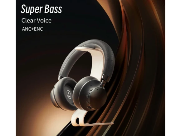 Active Noise-Cancelling Over-Ear Wireless Headphones — Wireless Earbuds, Generic Logic, Inc.