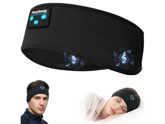 Sleep headphones in a headband — Wireless Earbuds, Generic Logic, Inc.