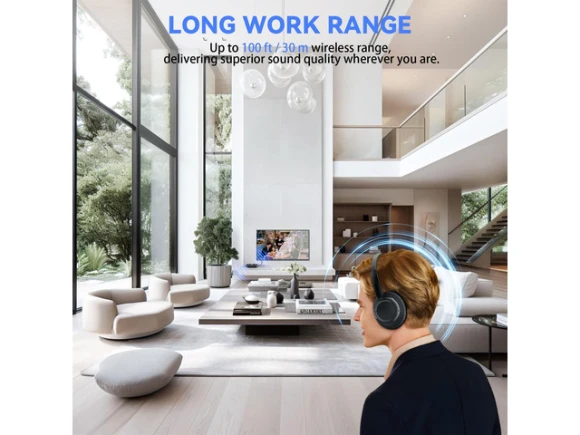 Wireless Headphones for TV Watching — Wireless Earbuds, Generic Logic, Inc.