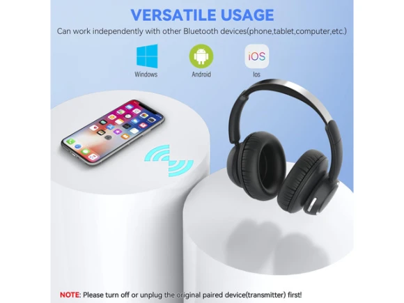 Wireless Headphones for TV Watching — Wireless Earbuds, Generic Logic, Inc.