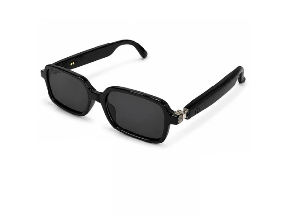 Black Polarized Sunglasses with Smart Translation — Smart Glasses, Generic Logic, Inc.