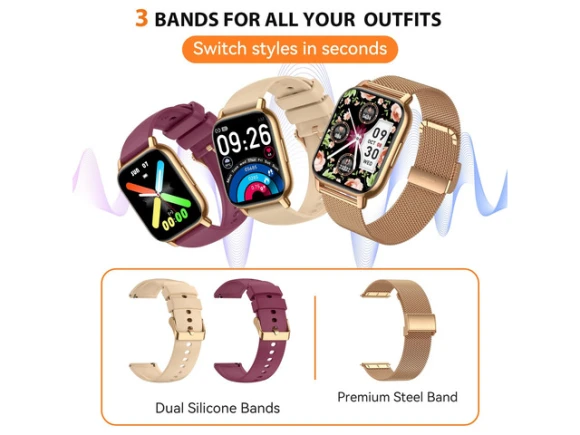 Gold Smart Watch — Smart Watch, Generic Logic, Inc.