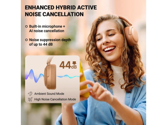 Over-ear headphones, Brown — Wireless Earbuds, Generic Logic, Inc.