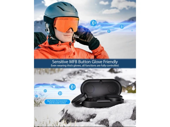 True Wireless Earbuds for Audio-Ready Helmets — Wireless Earbuds, Generic Logic, Inc.
