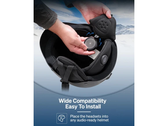 True Wireless Earbuds for Audio-Ready Helmets — Wireless Earbuds, Generic Logic, Inc.