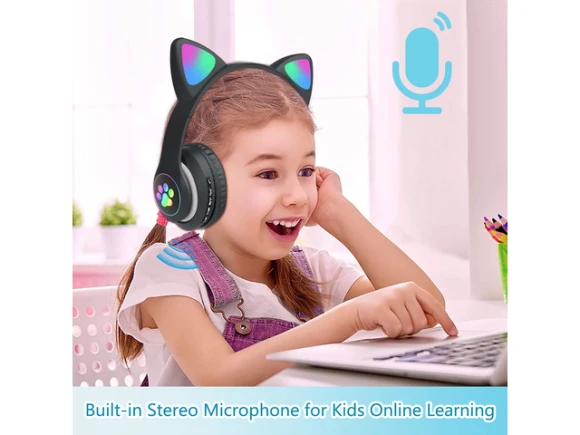 Black Bluetooth Wireless Over-Ear Headphones — Wireless Earbuds, Generic Logic, Inc.