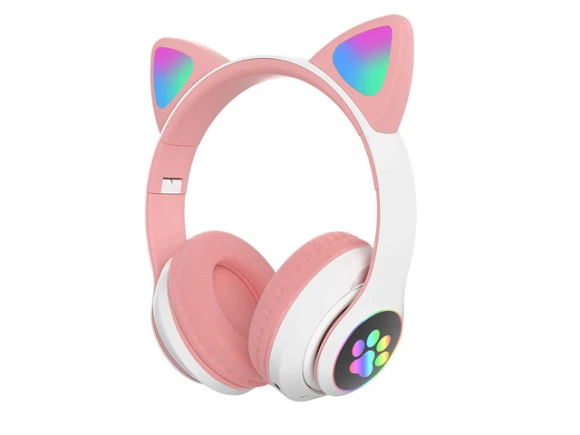Pink Bluetooth Wireless Over-Ear Headphones — Wireless Earbuds, Generic Logic, Inc.