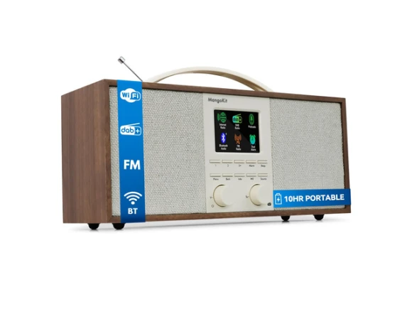 Walnut Stereo Internet Radio — Internet Radios, Generic Logic, Inc.