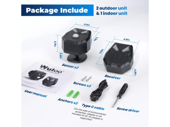 Wireless Driveway Alarm System — Motion Sensor, Generic Logic, Inc.