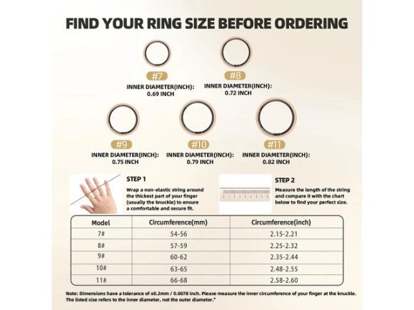 Smart Ring Fitness and Health Tracker, Rose Gold — Smart Ring, Generic Logic, Inc.