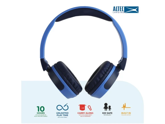 Wireless Bluetooth headphones, Knight Blue — Wireless Earbuds, Generic Logic, Inc.