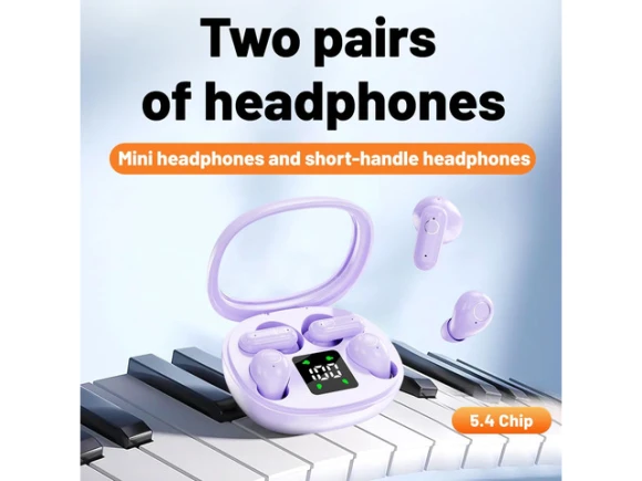 Purple Bluetooth Sleep Earbuds — Wireless Earbuds, Generic Logic, Inc.