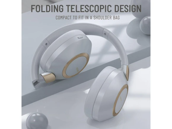 Wireless over-ear headphones, Smoke Gray — Wireless Earbuds, Generic Logic, Inc.