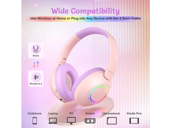 Children’s Wireless Over-Ear Headphones — Wireless Earbuds, Generic Logic, Inc.