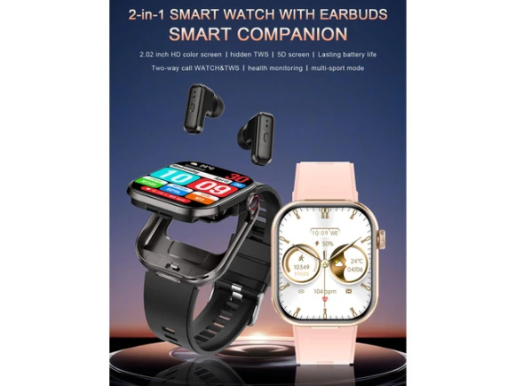 Smartwatch with Earbuds — Smart Watch, Generic Logic, Inc.