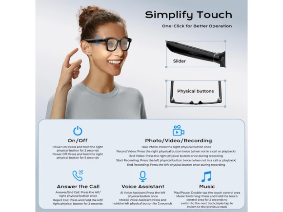 AI smart glasses — Smart Glasses, Generic Logic, Inc.