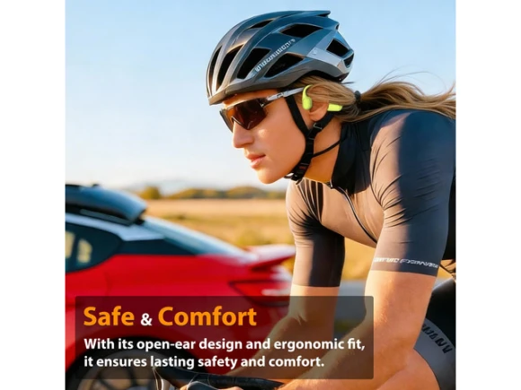Lime Bone Conduction Headphones — Wireless Earbuds, Generic Logic, Inc.