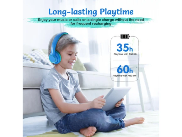 Wireless Over-Ear Headphones for Children — Wireless Earbuds, Generic Logic, Inc.