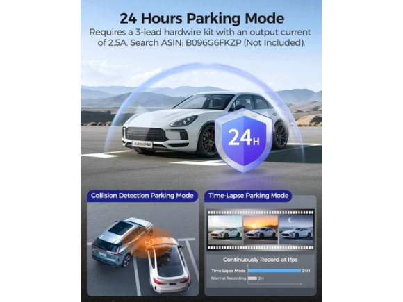 3-Channel 4K Dash Cam — Dash Cam, AZDOME