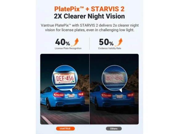 3-Channel Dash Camera — Dash Cam, VANTRUE