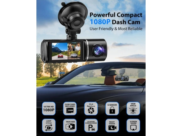 3-Channel Dash Camera — Dash Cam, ilepo