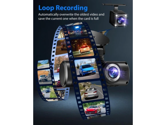 3-Channel Dash Camera — Dash Cam, ilepo